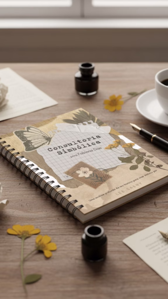 livro personalizado com análise simbólica e significados criados na consultoria simbólica para projeto de tatuagem com significado