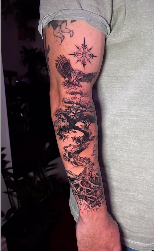 tatuagem com significado, tatuagem personalizada, representando liberdade, autenticidade e consciência