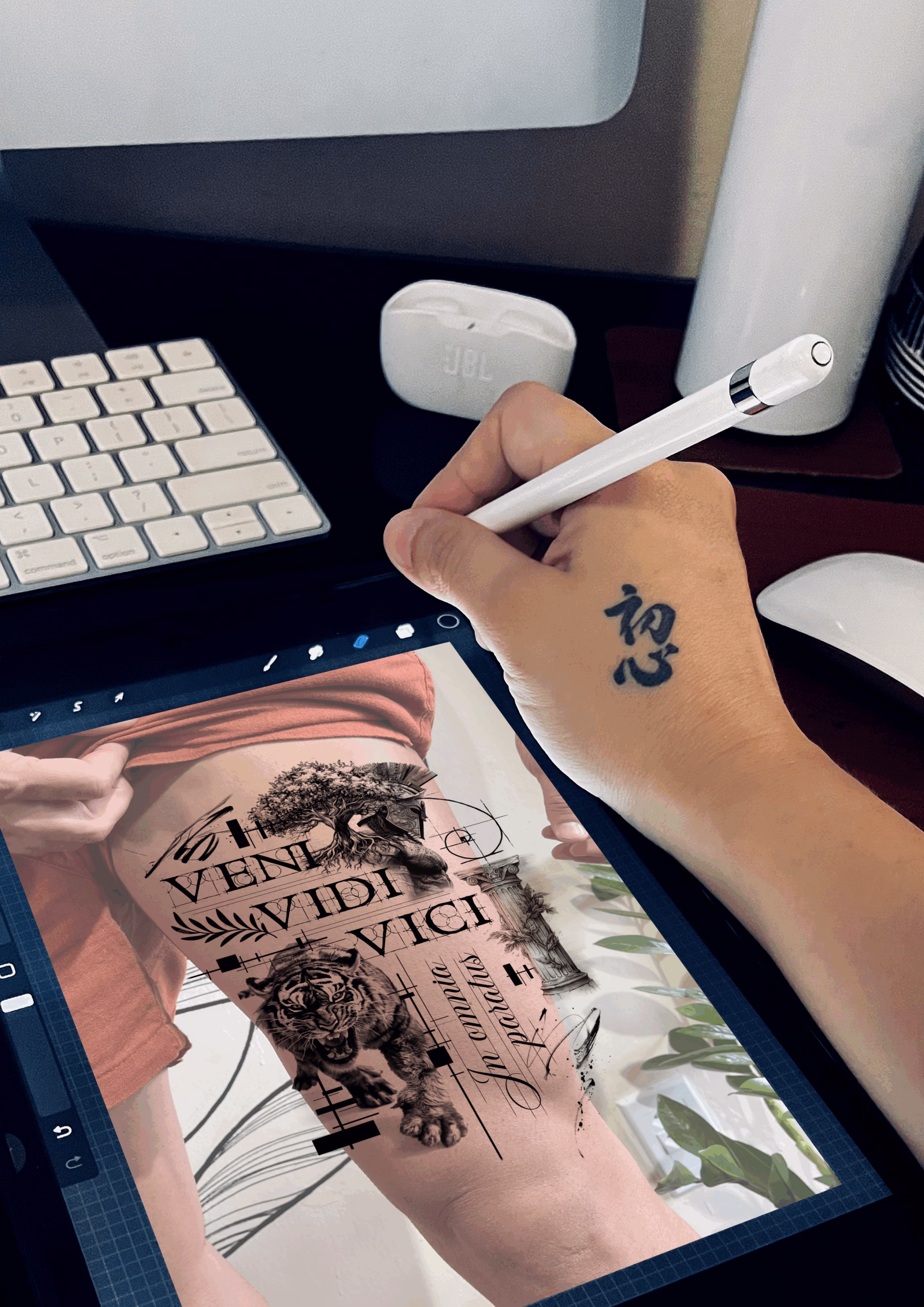 projeto de tatuagem personalizada e com significado